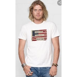 American Flag Graphic Tee Shirt